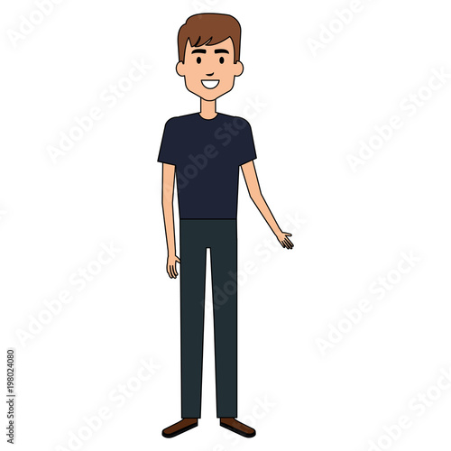 young man avatar character