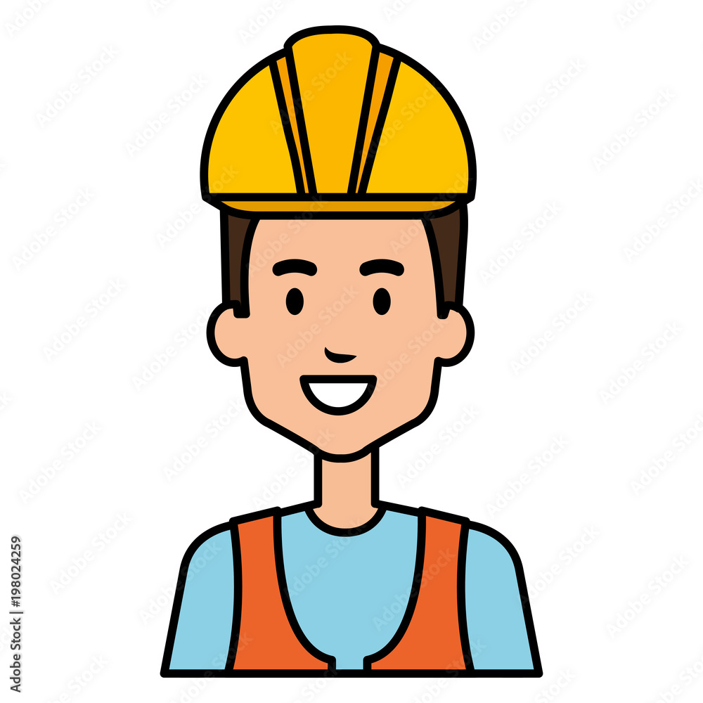 builder constructor reflective vest avatar character builder constructor reflective vest avatar character