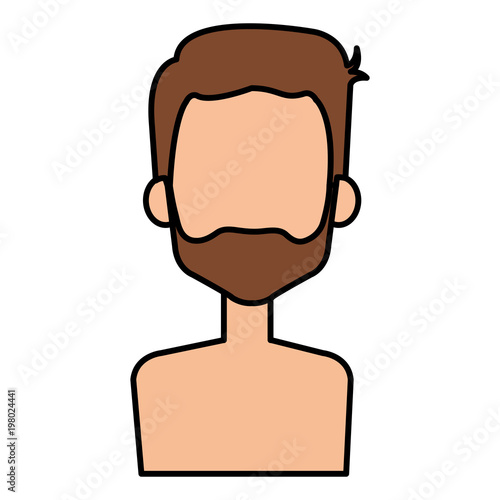 young man shirtless avatar character