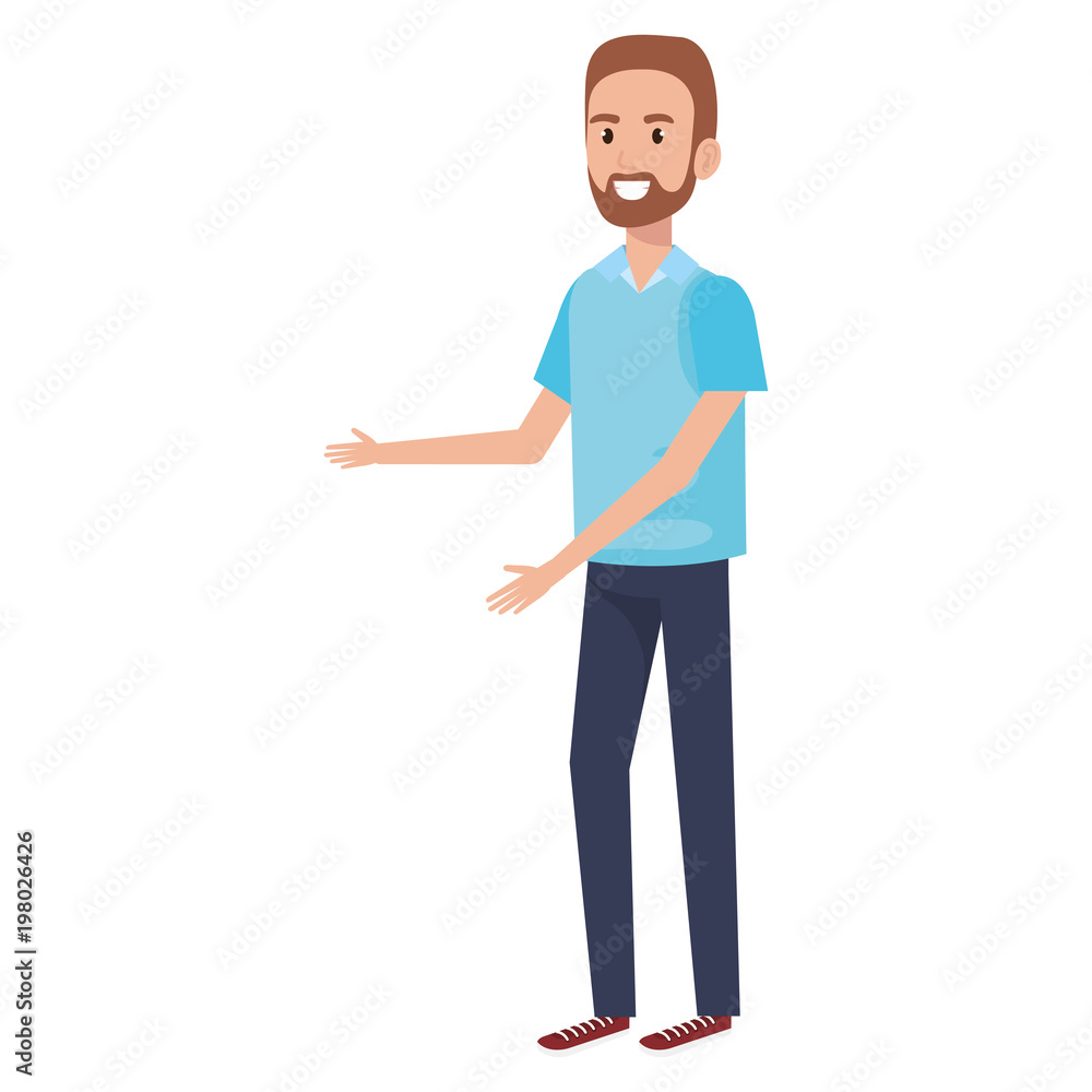 young man avatar character vector illustration design young man avatar character vector illustration design
