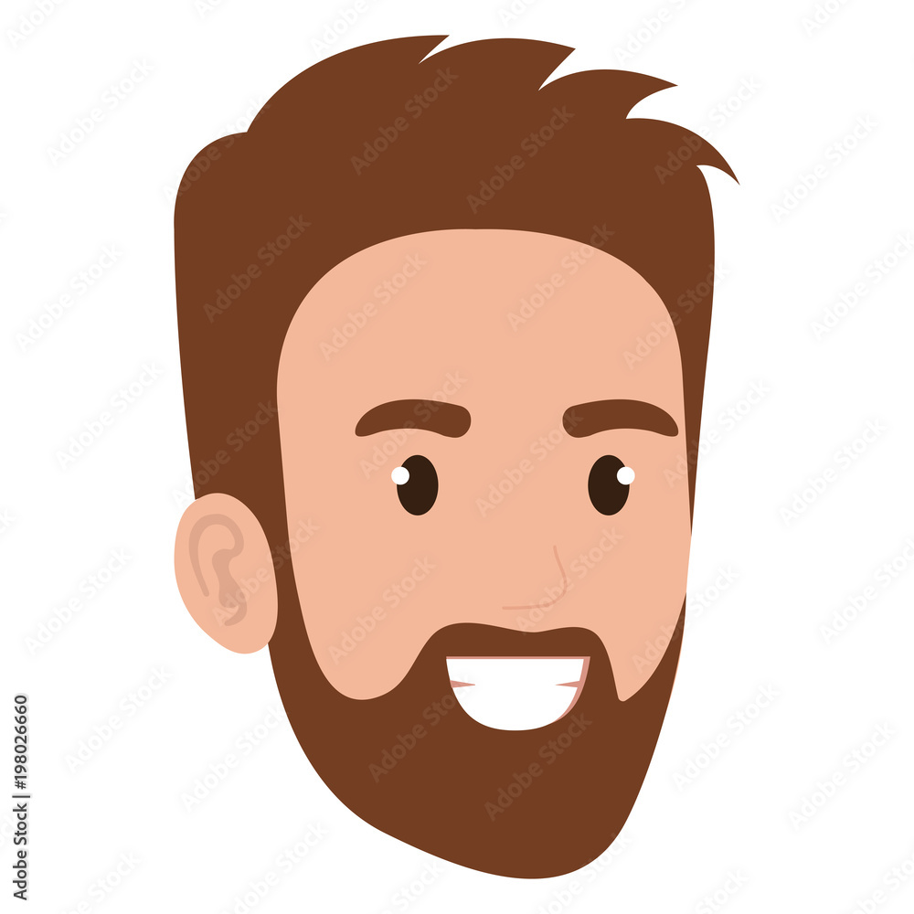 young man head avatar character vector illustration design young man head avatar character vector illustration design