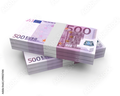 Behang monnaie euros billets
