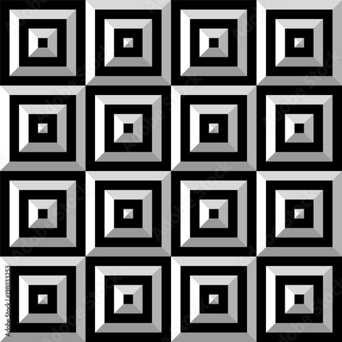 Seamless black and white ve...