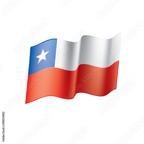 Chile flag, vector illustration Free Download Chile flag, vector illustration - GFXLoad