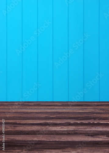  Background blue planks