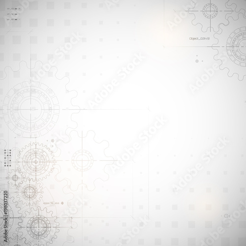 Abstract technology background. Vector illustration