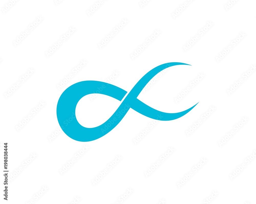 Blue Alpha logo abstract Blue Alpha logo abstract