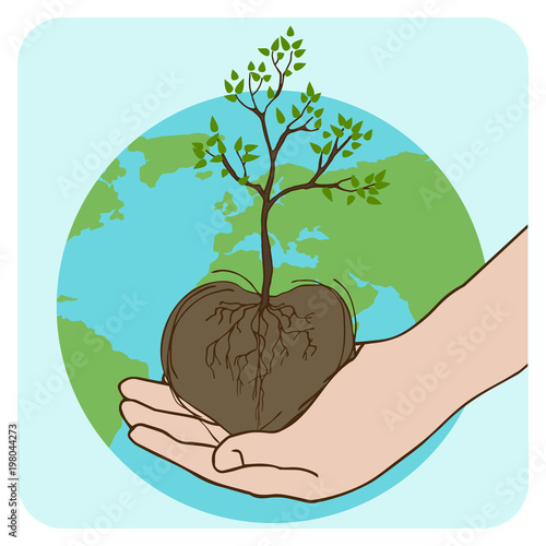 Arbor Day planted trees