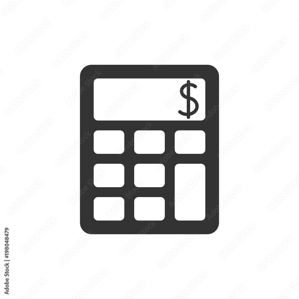Calculator black icon Calculator black icon