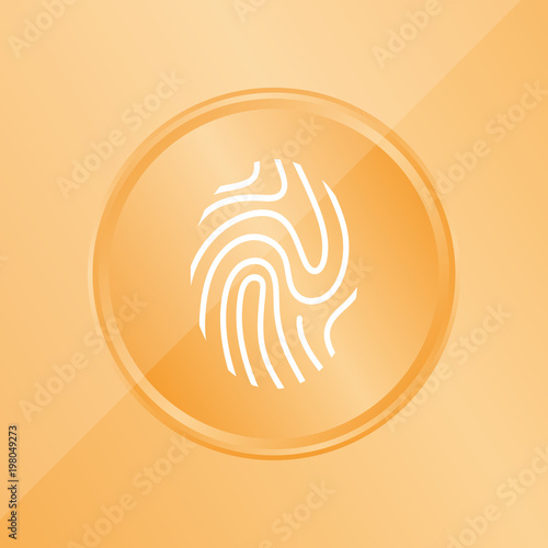 Bronze Medaille - Fingerabdruck