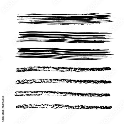 Wallpaper Mural Brush stroke set. Texture. Torontodigital.ca