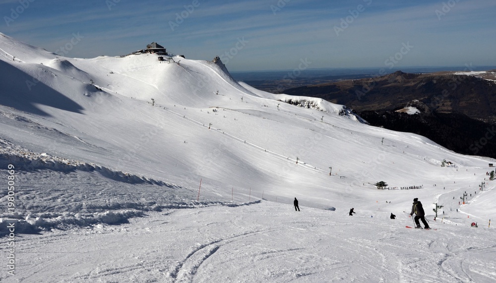 Le Mont-Dore, célèbre station de ski, Auvergne, France