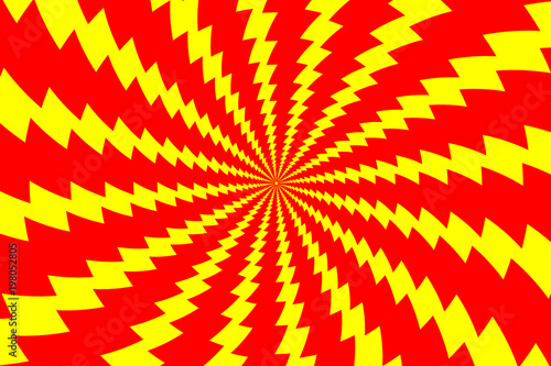 Lightning bolt - abstract geometric vector pattern - red and yellow, Thunder abstract background ,