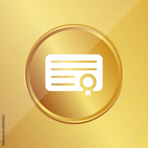 Gold Medaille - Urkunde