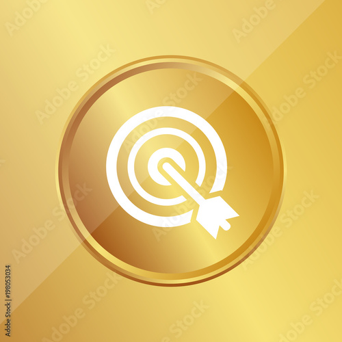 Gold Medaille - Zielscheibe