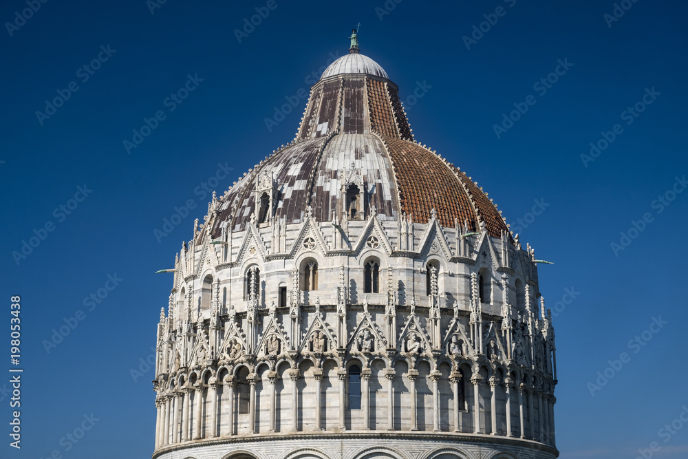 Pisa, Piazza dei Miracoli, famous cathedral square