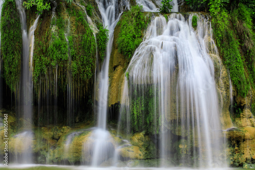 Sai Yok waterfall, Beautiful waterwall in nationalpark of Kanchanaburi province, ThaiLand.
