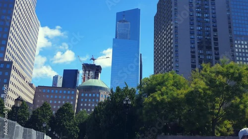 Tower Reflected  in  Tower.
