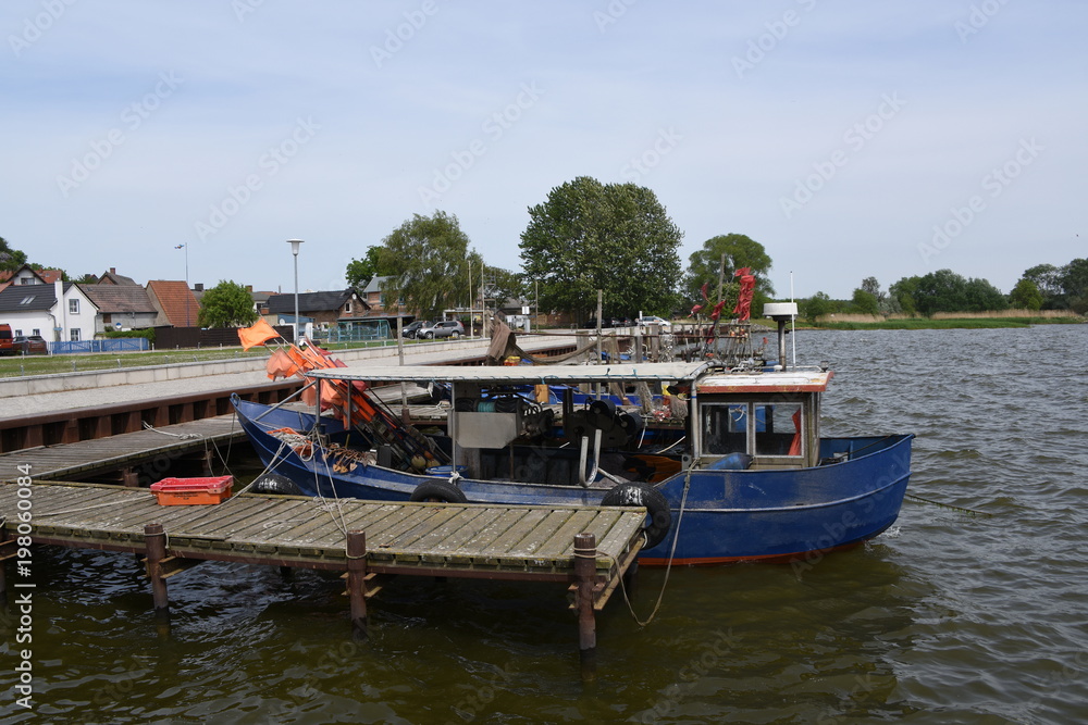 Fischerhafen Kamminke auf Insel Usedom