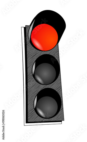 feu rouge tricolore signalisation routière