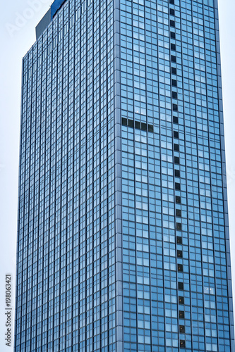 The facade of a skyscraper in Berlin