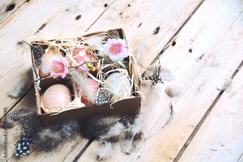 Ostern - Ostereier in Box