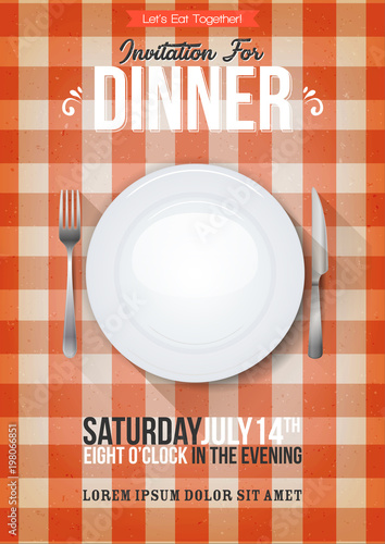 Dinner Invitation Background