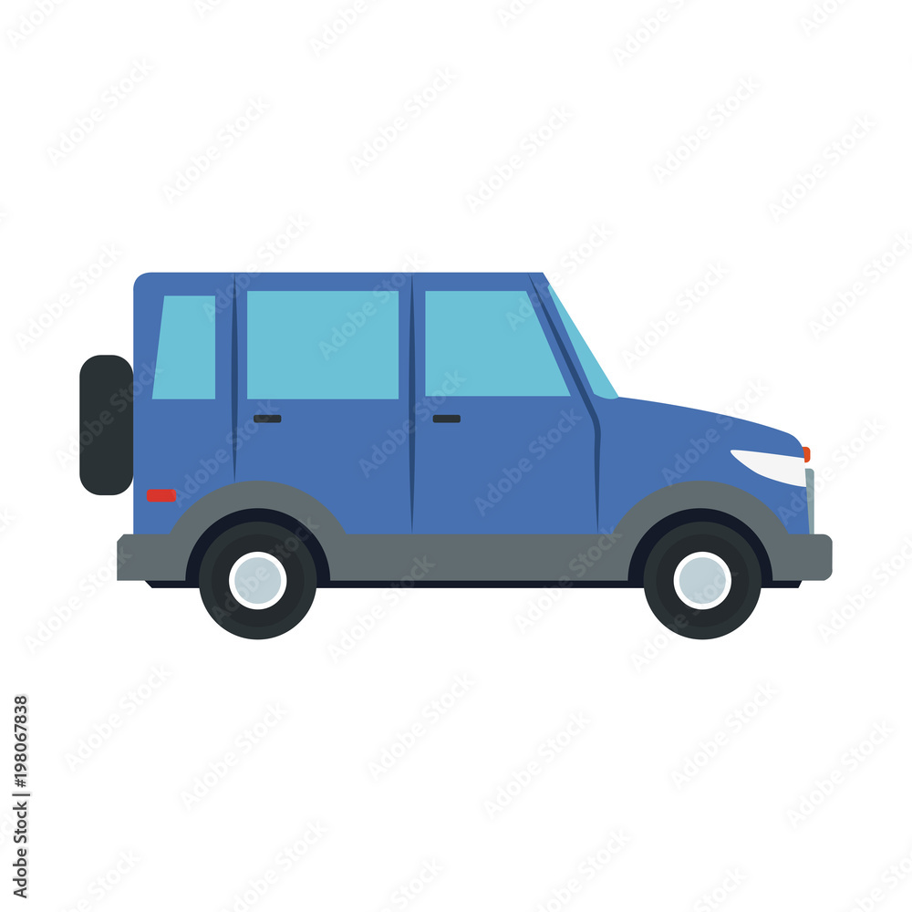SUV 4x4 vehicle vector illustration graphic design