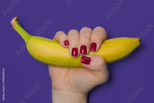 Banana in the hand