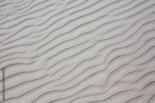 Waves of sand on the shore..