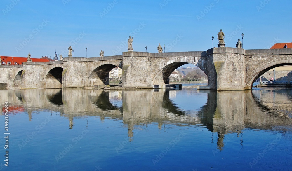 Würzburg, Alte Mainbrücke 