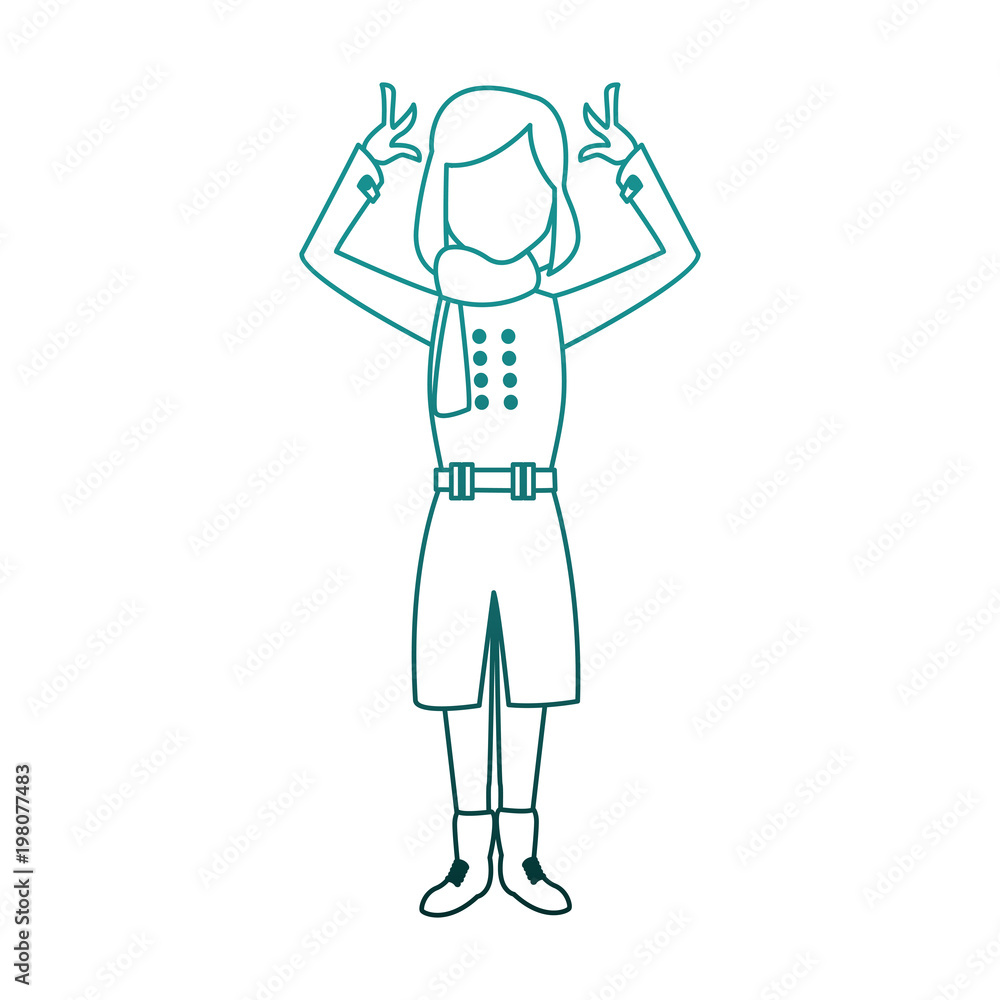 Woman with winter clothes vector illustration graphic design Woman with winter clothes vector illustration graphic design