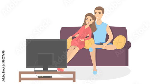 Couple daily routine.