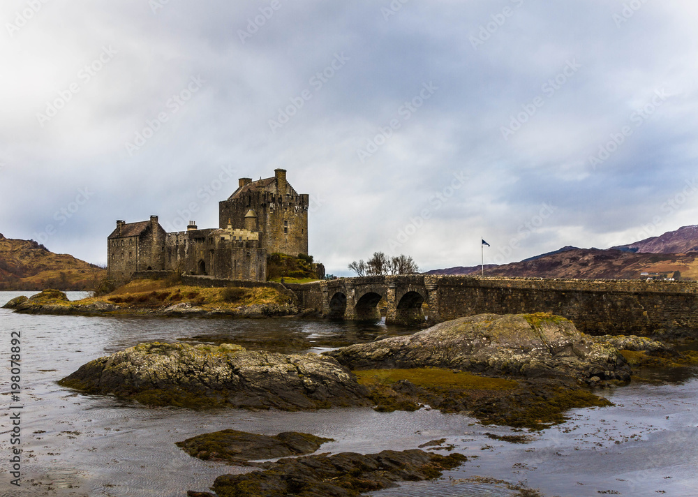 Eilean Donan Castle in the highlands of Scotland
