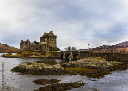 Eilean Donan Castle in the highlands of Scotland