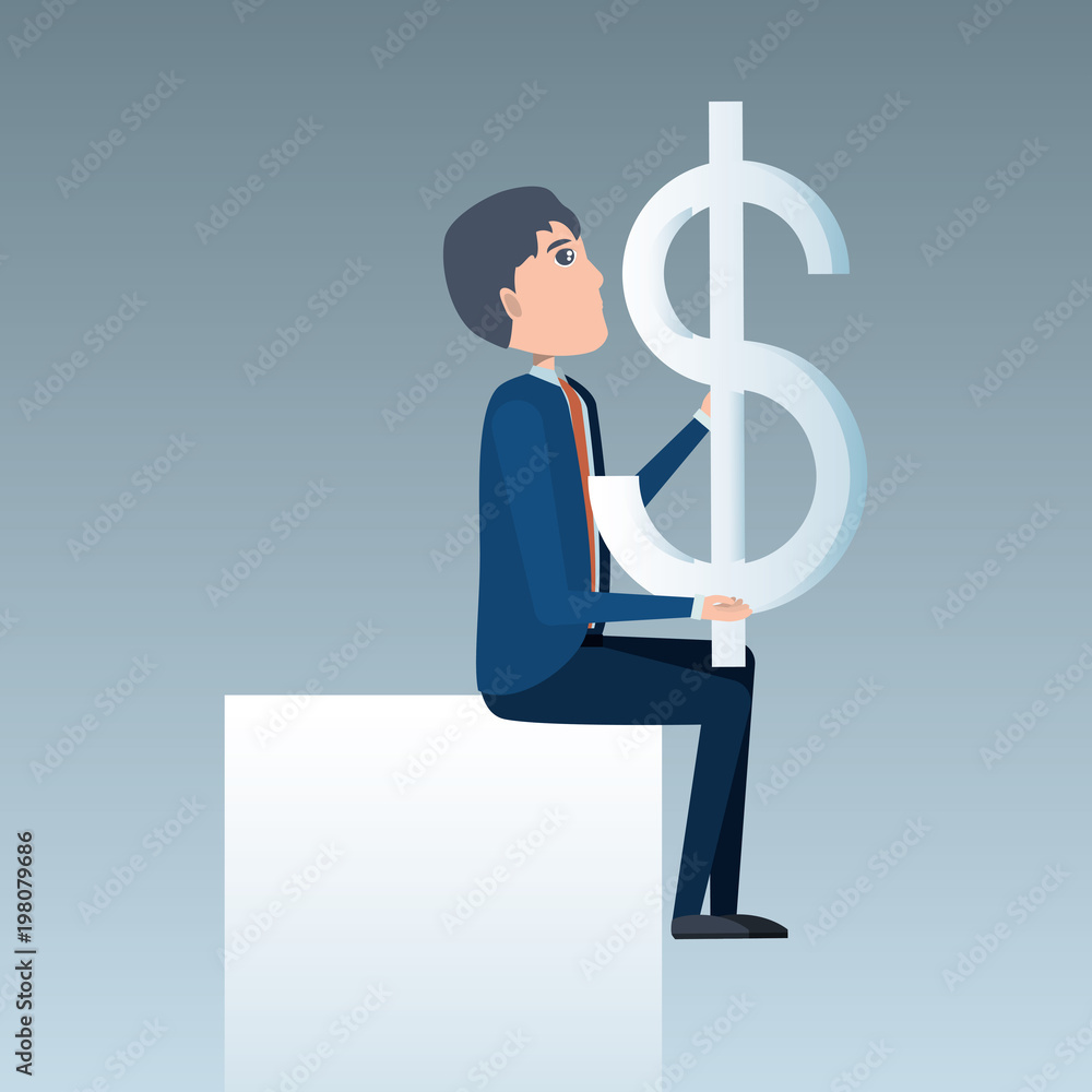 Cartoon businessman design Cartoon businessman design
