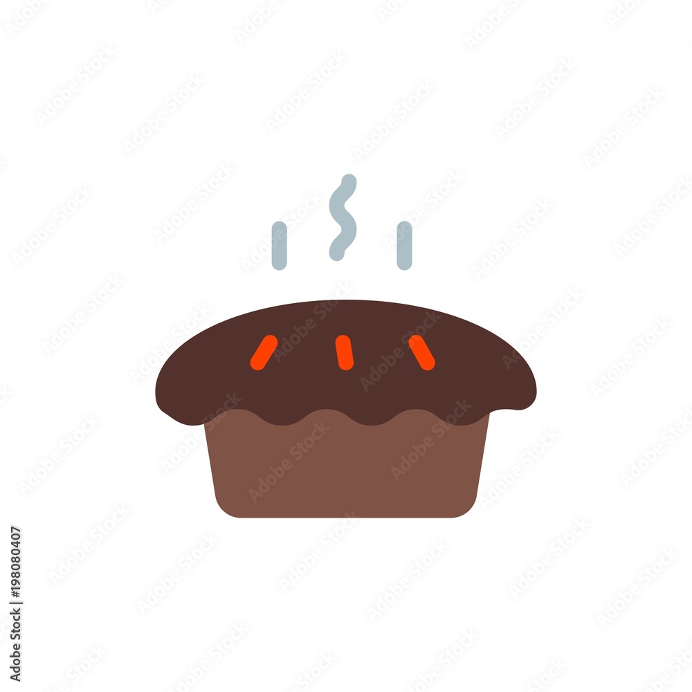 cake, hot cake flat vector icon. Modern simple isolated sign. Pixel perfect vector illustration for logo, website, mobile app and other designs cake, hot cake flat vector icon. Modern simple isolated sign. Pixel perfect vector illustration for logo, website, mobile app and other designs