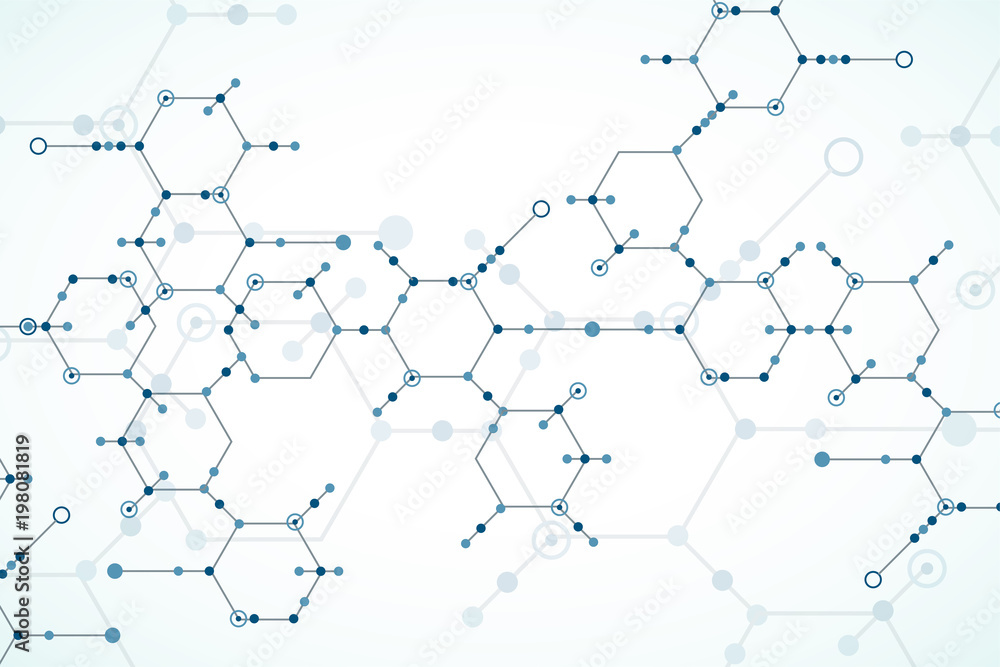 Abstract technology hexagonal background. Connection structure. Abstract technology hexagonal background. Connection structure.