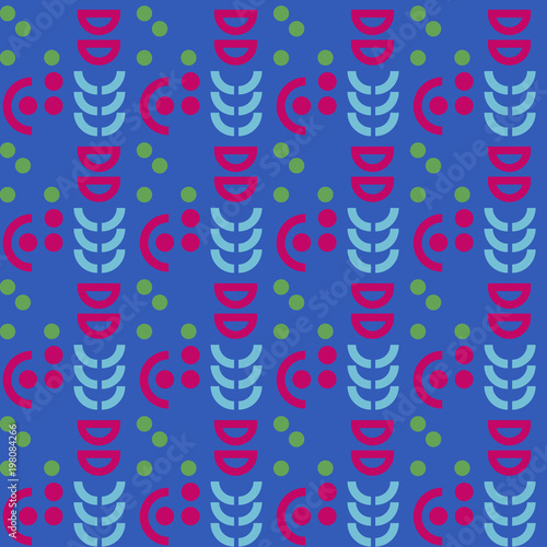 Futuristic harvest seamless pattern. Suitable for screen, print and other media.