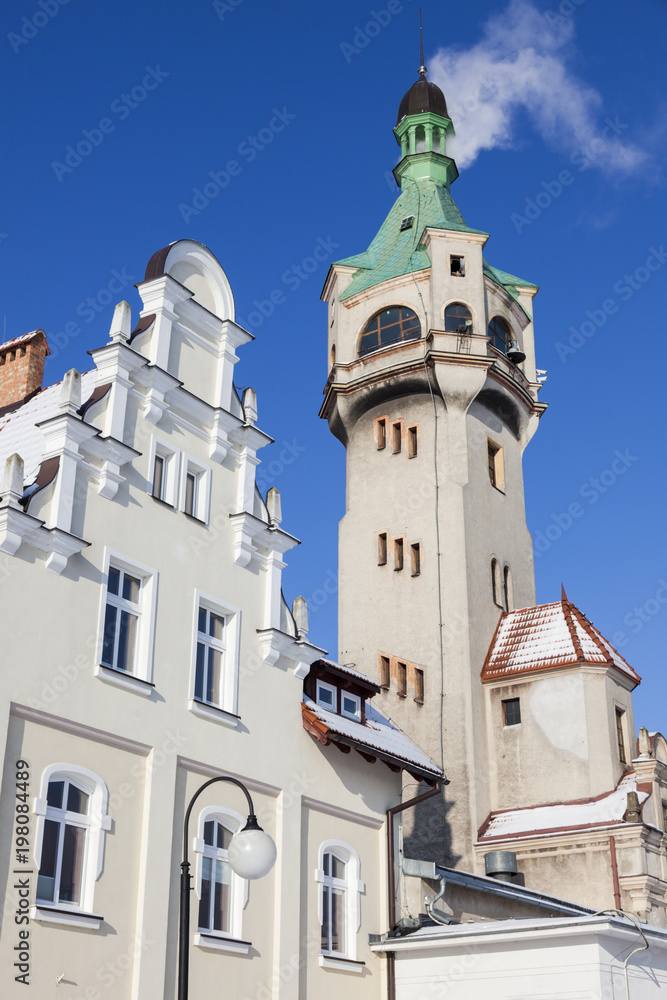 Sopot Lighthouse in winter scenery Sopot Lighthouse in winter scenery