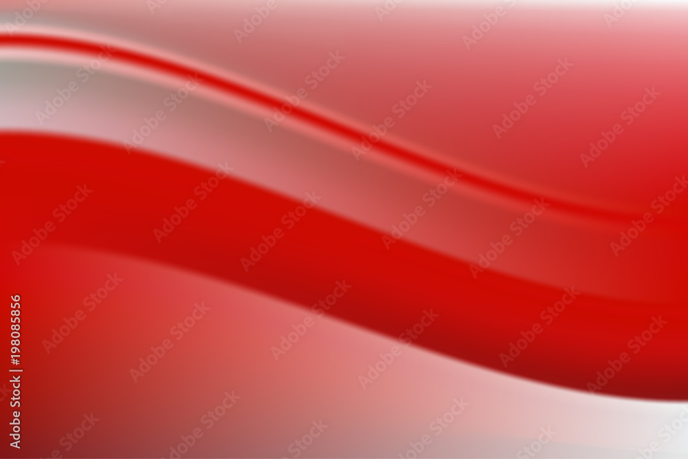 Vector illustration of red abstract background with blurred magic light curved lines. Vector illustration of red abstract background with blurred magic light curved lines.