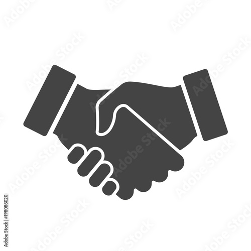 Handshake icon. Vector illustration