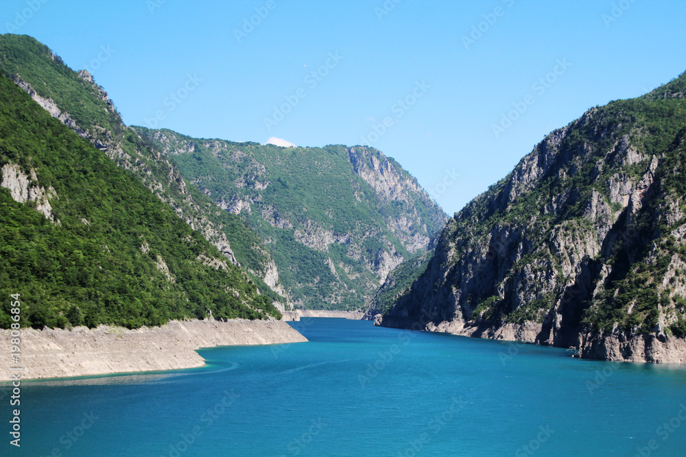 Piva Lake, Montenegro 