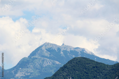 A view from Lovcen mountain, Kotor, Montenegro 