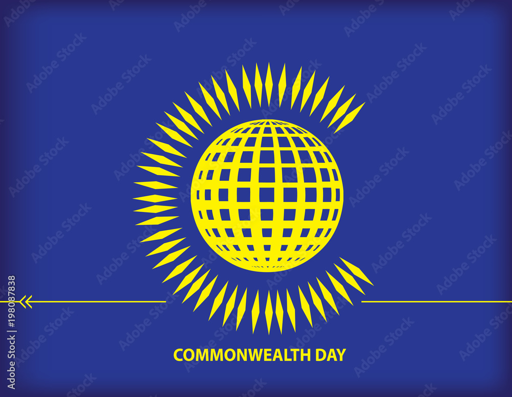 Fototapeta premium Poster Commonwealth Day
