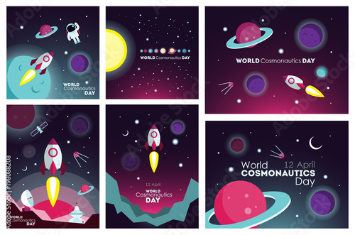 World cosmonautics day.