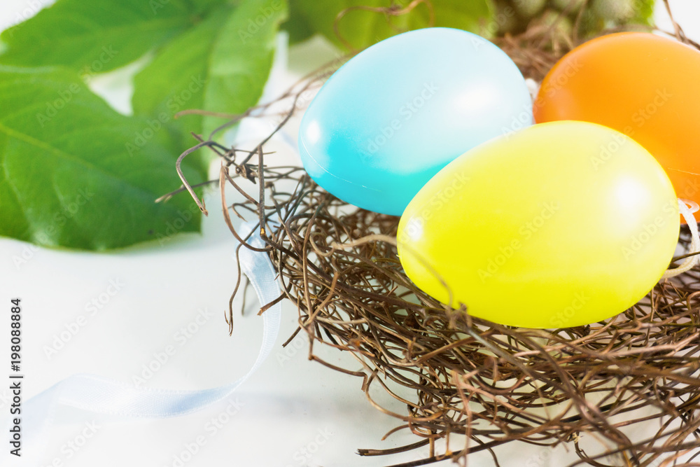 Fototapeta premium Happy Easter! Easter greeting card.