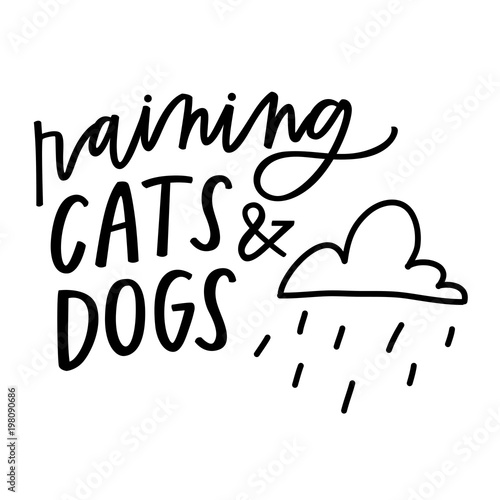 Raining cats and dogs