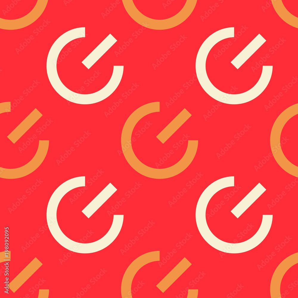 System power on seamless pattern. Strict line geometric pattern for your design. System power on seamless pattern. Strict line geometric pattern for your design.