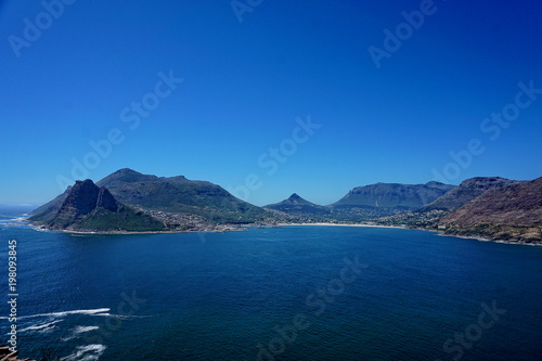 The rugged coast and mountains near Capetown, South Africa